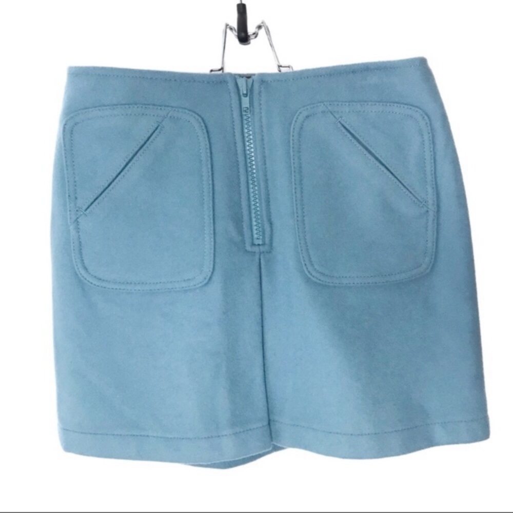 Mod style Wool mini skirt